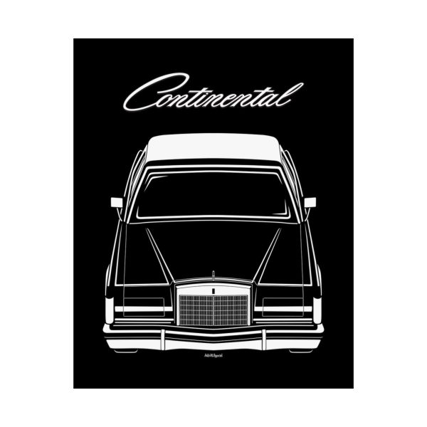 Lincoln Continental Mark V 1977-1979 Poster 16 x 20 inch by Auto Art Apparel