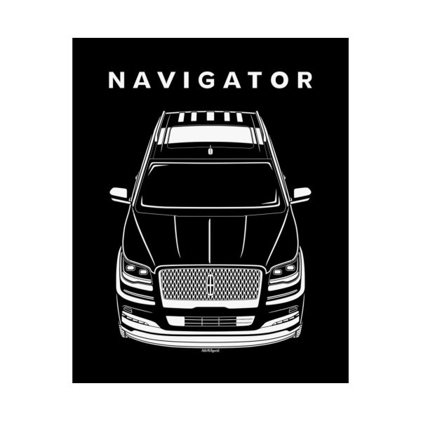 Lincoln Navigator 2022-2024 Poster 16 x 20 inch by Auto Art Apparel