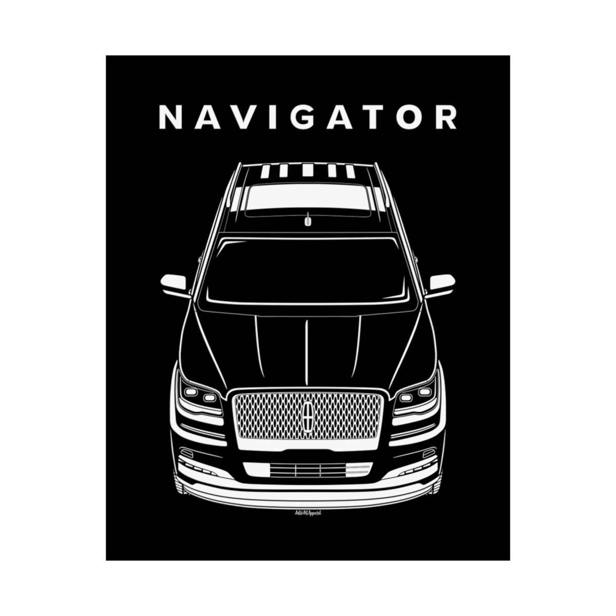 Lincoln Navigator 2022-2024 Poster 16 x 20 inch by Auto Art Apparel