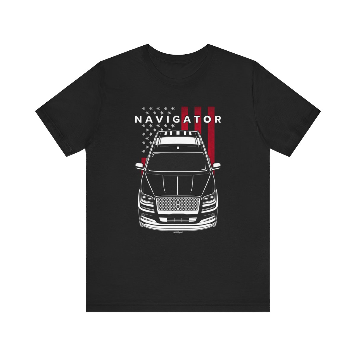 Lincoln Navigator 2022-2024 T-shirt - US Flag Shirt by Auto Art Apparel