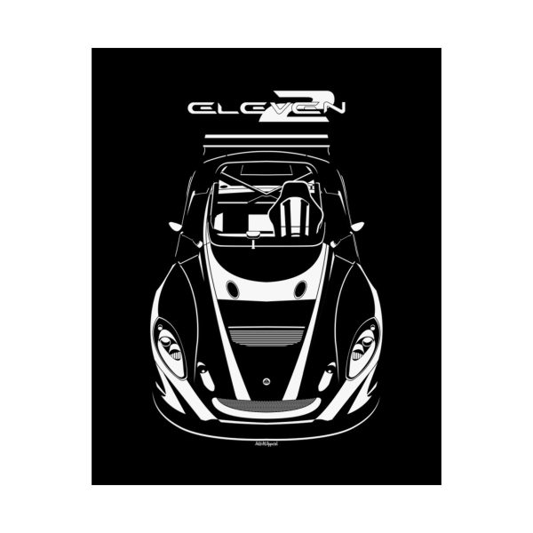 Lotus 2 Eleven Poster 16 x 20 inch by Auto Art Apparel