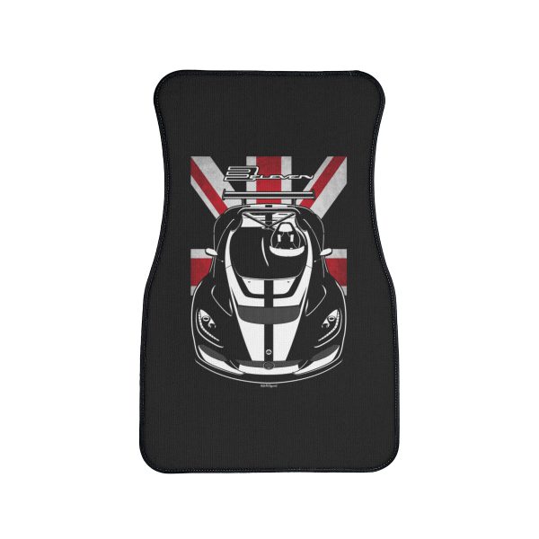 Lotus 3 Eleven Car Mat - UK Flag Floor Mats Front Carpet Floor Mats by Auto Art Apparel
