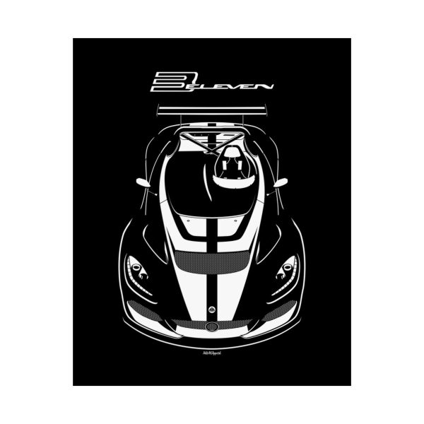 Lotus 3 Eleven Poster 16 x 20 inch by Auto Art Apparel