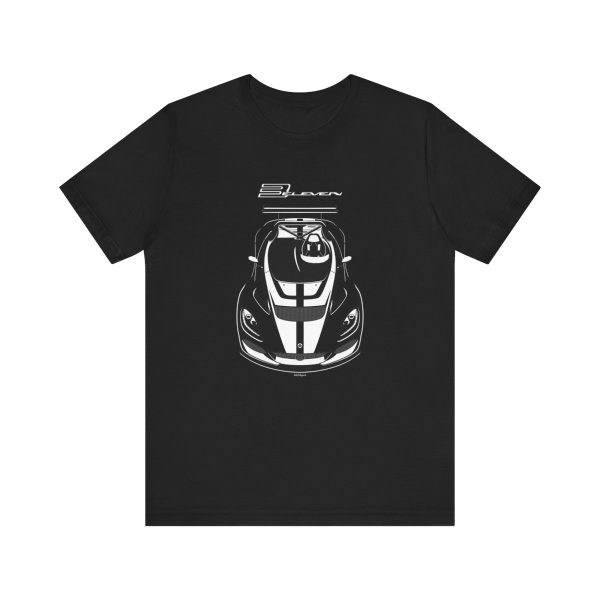 Lotus 3 Eleven T-shirt Black by Auto Art Apparel