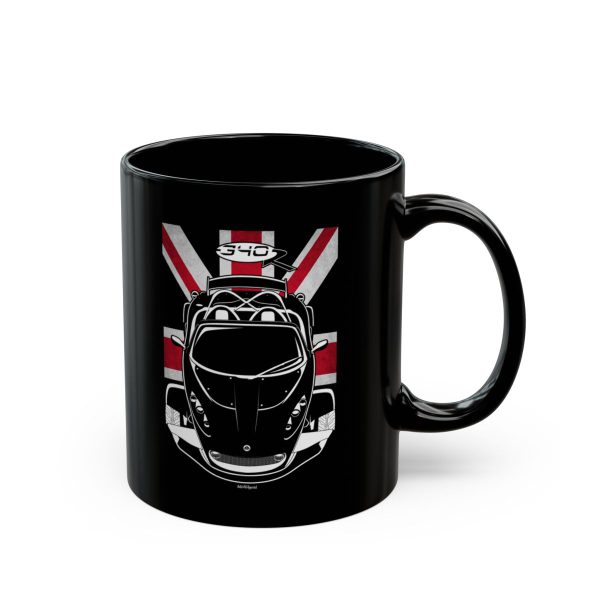 Lotus 340R Mug - UK Flag Coffee Mug 11 oz by Auto Art Apparel