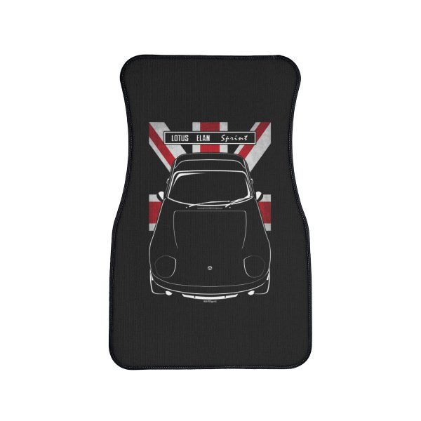 Lotus Elan Sprint Car Mat - UK Flag Floor Mats Front Carpet Floor Mats by Auto Art Apparel