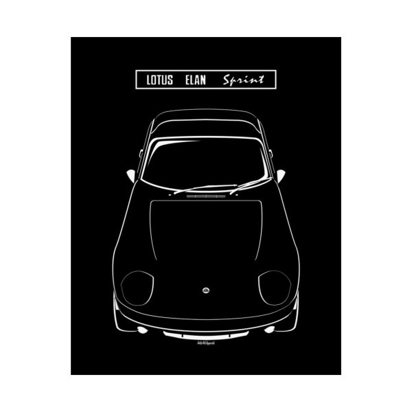Lotus Elan Sprint Poster 16 x 20 inch by Auto Art Apparel