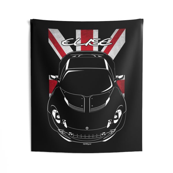 Lotus Elise 111S Series 2 Tapestry - UK Flag Wall Art 50 x 60 inch by Auto Art Apparel