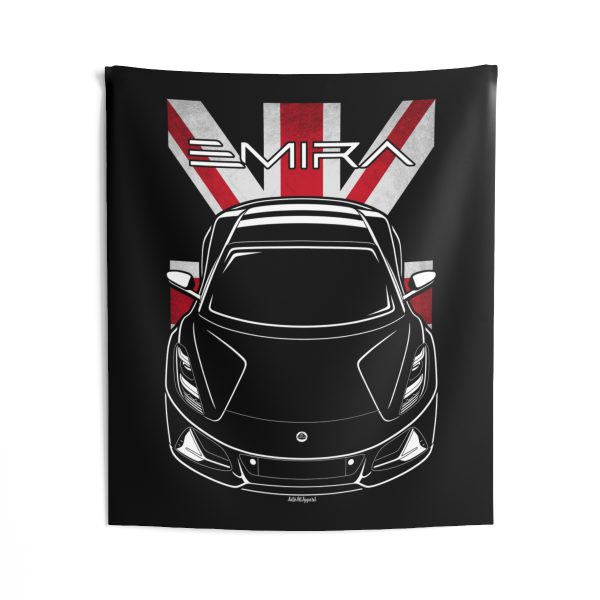 Lotus Emira Tapestry - UK Flag Wall Art 50 x 60 inch by Auto Art Apparel