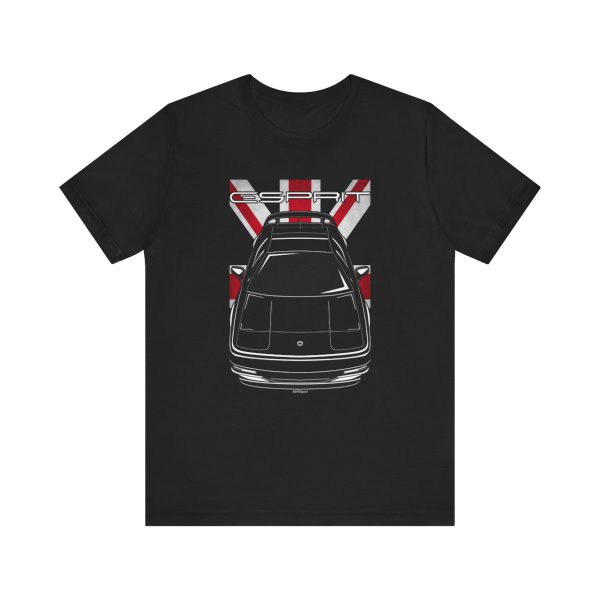 Lotus Esprit V8 Series 4 T-shirt - UK Flag Shirt by Auto Art Apparel