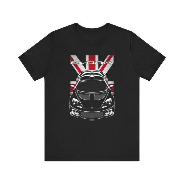 Lotus Evora GT410 T-shirt - UK Flag Shirt by Auto Art Apparel