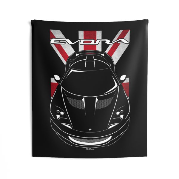 Lotus Evora S Tapestry - UK Flag Wall Art 50 x 60 inch by Auto Art Apparel