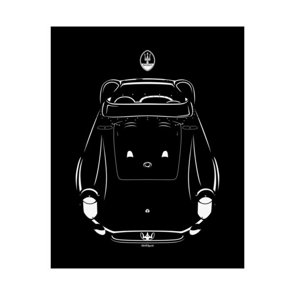 Maserati 300S Poster 16 x 20 inch by Auto Art Apparel