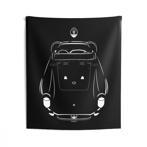 Maserati 300S Tapestry 50 x 60 inch by Auto Art Apparel