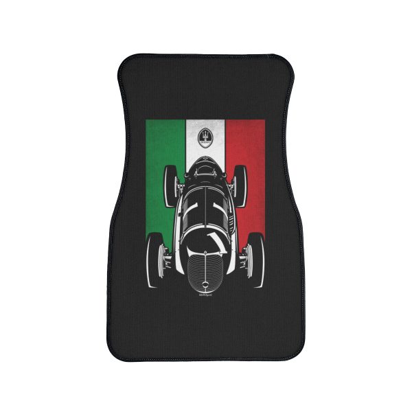 Maserati 8CTF Car Mat - Italy Flag Floor Mats Front Carpet Floor Mats by Auto Art Apparel