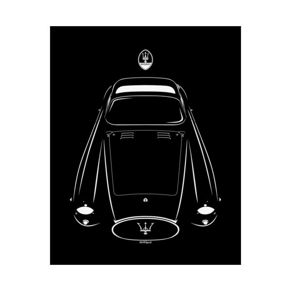 Maserati A6GCS 53 Pininfarina Berlinetta Poster 16 x 20 inch by Auto Art Apparel