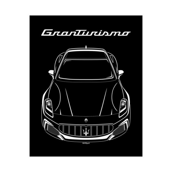 Maserati GranTurismo 2023-2025 Poster 16 x 20 inch by Auto Art Apparel