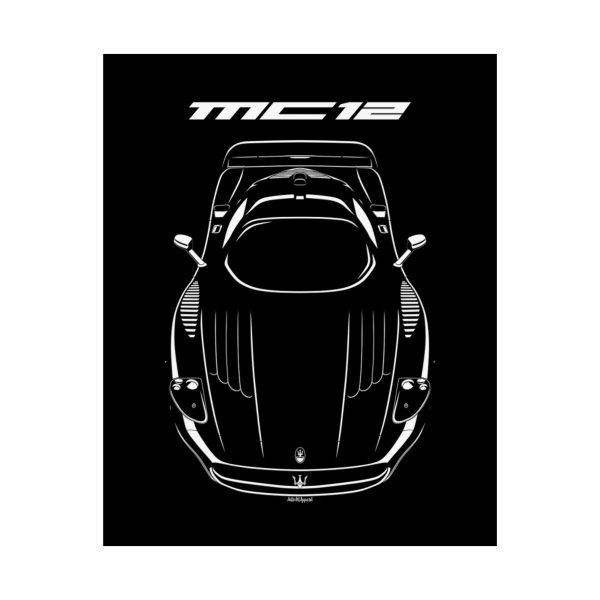 Maserati MC12 Poster 16 x 20 inch by Auto Art Apparel
