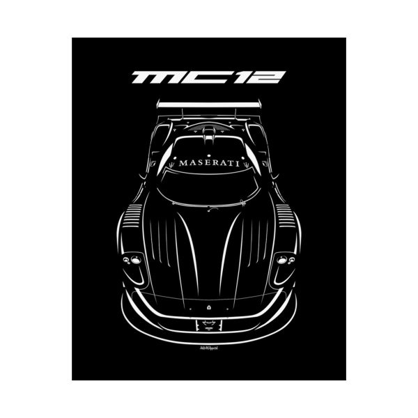 Maserati MC12 Versione Corsa Poster 16 x 20 inch by Auto Art Apparel