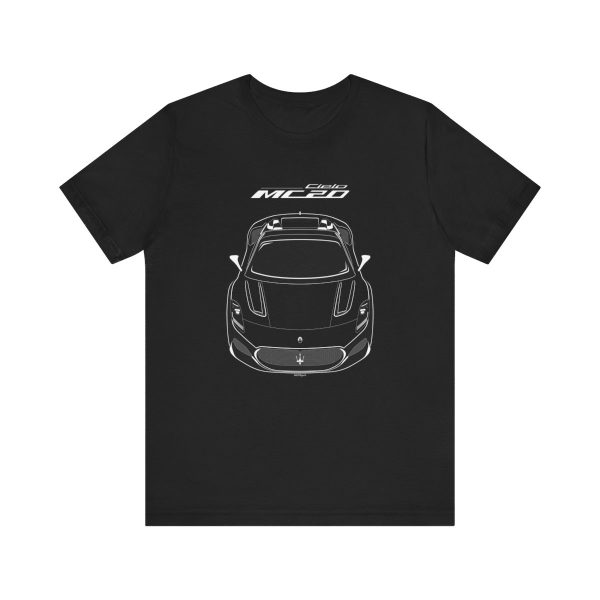 Maserati MC20 Cielo T-shirt Black by Auto Art Apparel