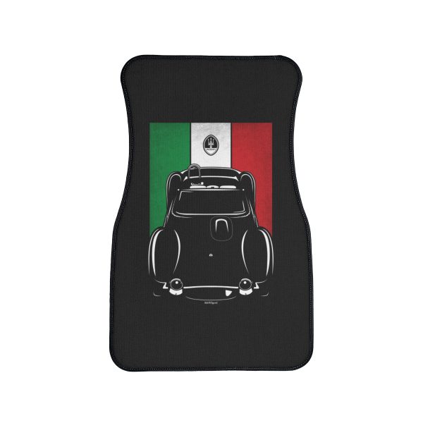 Maserati TIPO 61 Birdcage Car Mat - Italy Flag Floor Mats Front Carpet Floor Mats by Auto Art Apparel