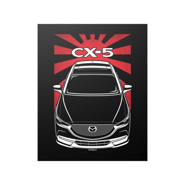 Mazda CX 5 2017-2022 Poster - JDM Print 16 x 20 inch by Auto Art Apparel