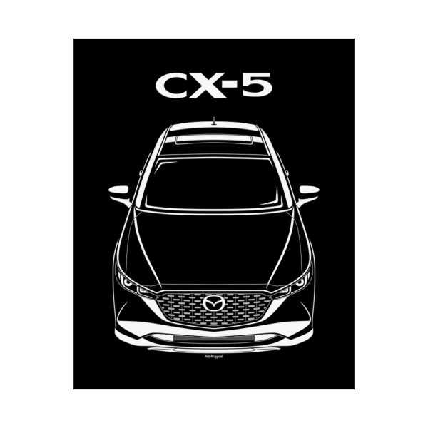 Mazda CX 5 2023-2024 Poster 16 x 20 inch by Auto Art Apparel
