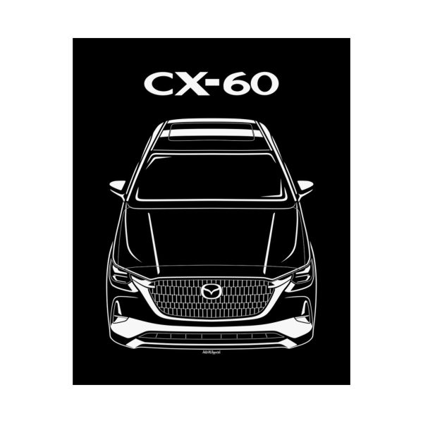 Mazda CX 60 2023-2024 Poster 16 x 20 inch by Auto Art Apparel