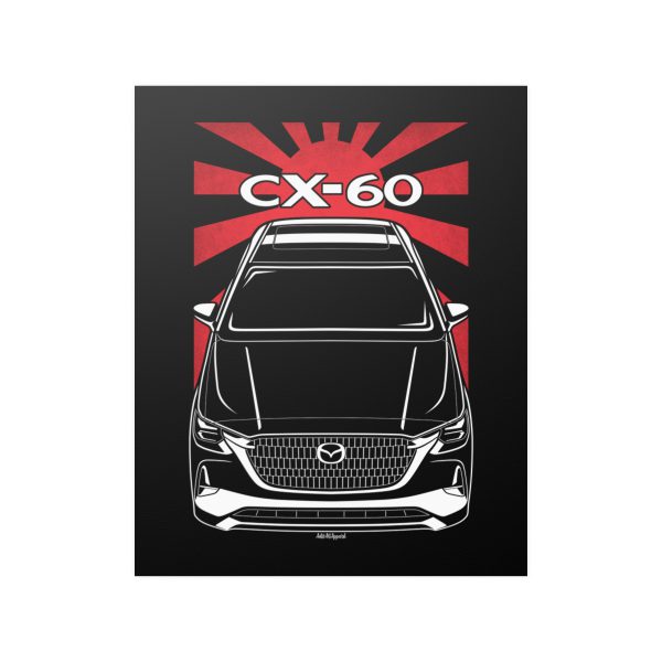 Mazda CX 60 2023-2024 Poster - JDM Print 16 x 20 inch by Auto Art Apparel