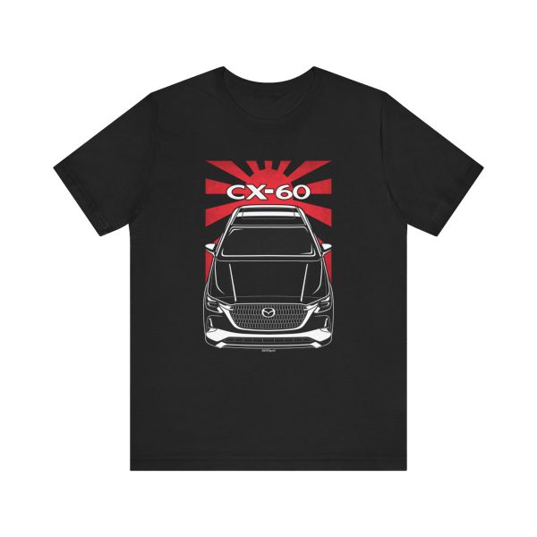 Mazda CX 60 2023-2024 T-shirt - JDM Shirt Black by Auto Art Apparel