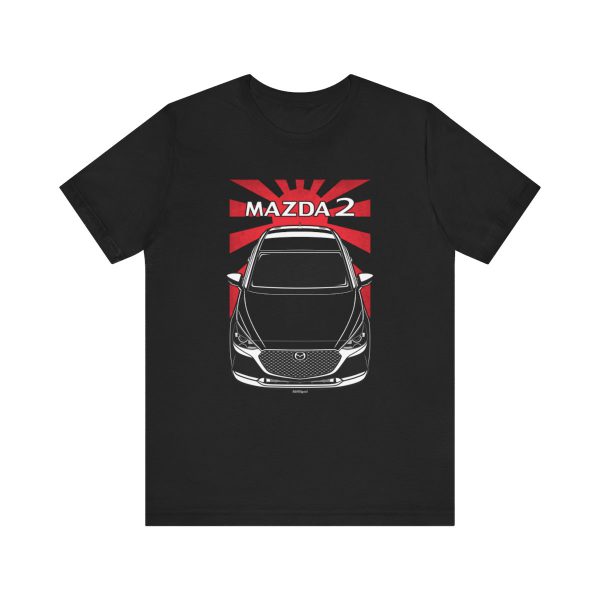 Mazda Mazda2 2020-2022 T-shirt - JDM Shirt Black by Auto Art Apparel