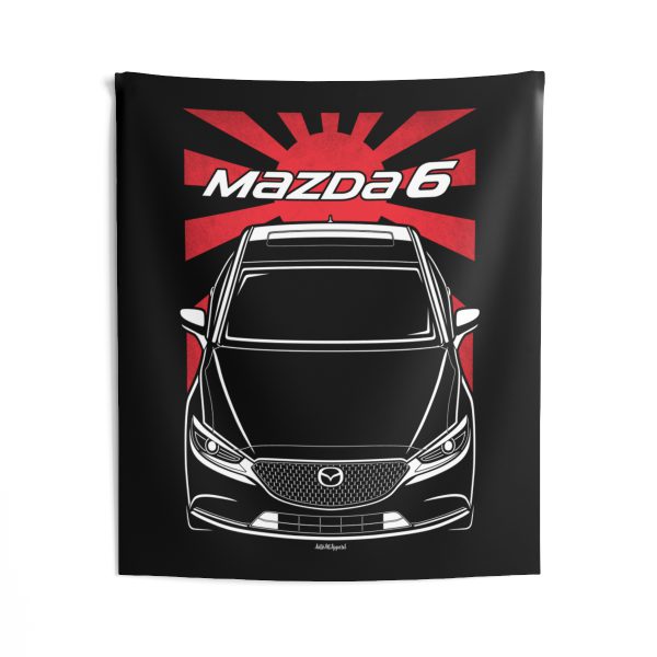 Mazda Mazda6 2018-2021 Tapestry - JDM Wall Art 50 x 60 inch by Auto Art Apparel