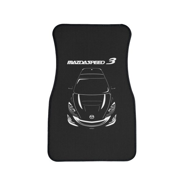 Mazda Mazdaspeed 3 2nd gen 2010-2013 Car Mat Front Carpet Floor Mats by Auto Art Apparel