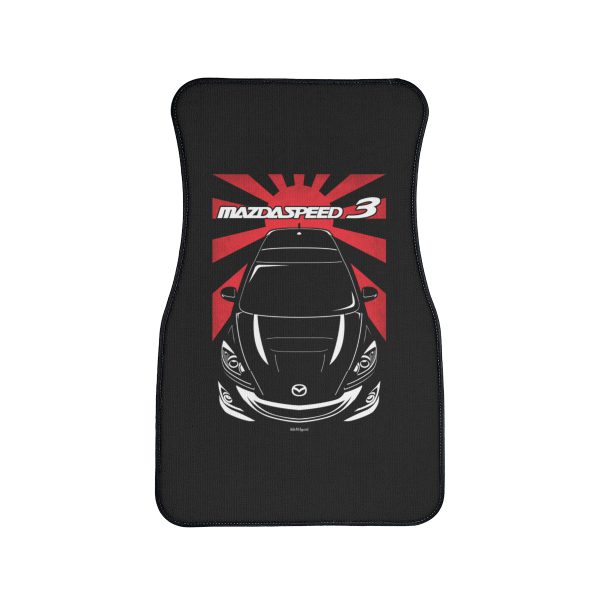 Mazda Mazdaspeed 3 2nd gen 2010-2013 Car Mat - JDM Floor Mats Front Carpet Floor Mats by Auto Art Apparel