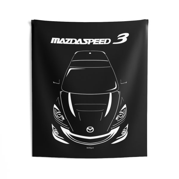Mazda Mazdaspeed 3 2nd gen 2010-2013 Tapestry 50 x 60 inch by Auto Art Apparel