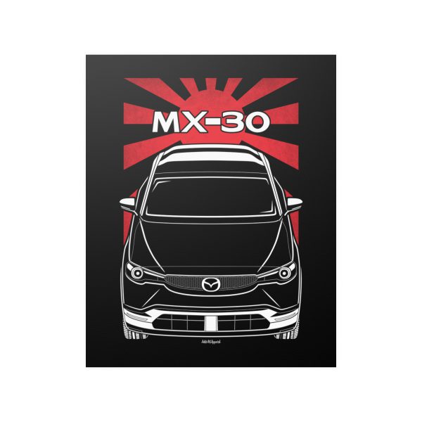 Mazda MX 30 2021-2023 Poster - JDM Print 16 x 20 inch by Auto Art Apparel