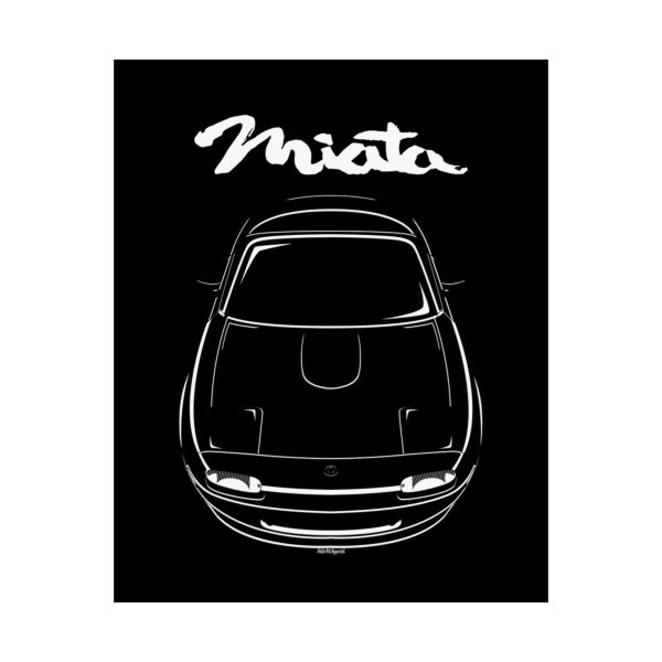 Mazda MX 5 Miata NA 1st gen 1990-1997 Poster 16 x 20 inch by Auto Art Apparel