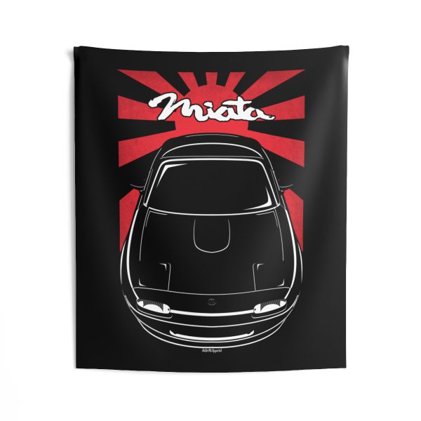 Mazda MX 5 Miata NA 1st gen 1990-1997 Tapestry - JDM Wall Art 50 x 60 inch by Auto Art Apparel