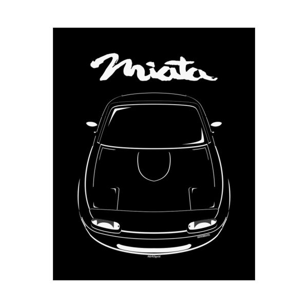 Mazda MX 5 Miata Roadster NA 1st gen 1990-1997 Poster 16 x 20 inch by Auto Art Apparel