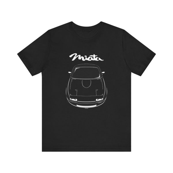Mazda MX 5 Miata Roadster NA 1st gen 1990-1997 T-shirt Black by Auto Art Apparel