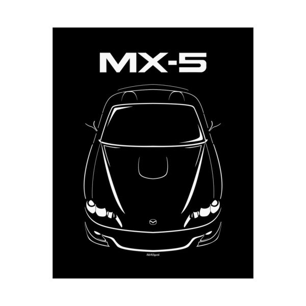Mazda MX 5 NC 3rd gen 2005-2008 Poster 16 x 20 inch by Auto Art Apparel