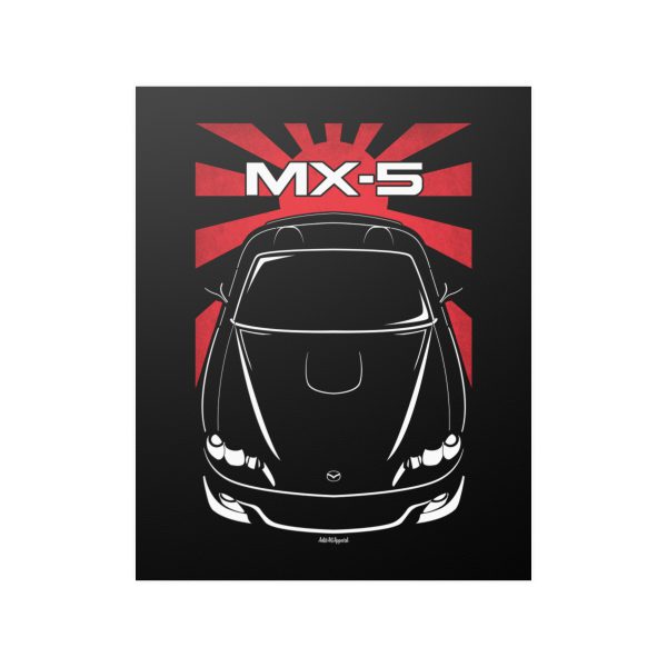 Mazda MX 5 NC 3rd gen 2005-2008 Poster - JDM Print 16 x 20 inch by Auto Art Apparel