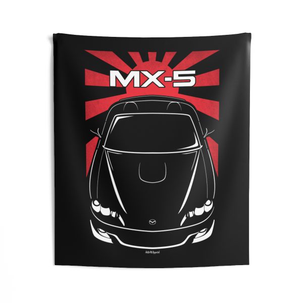 Mazda MX 5 NC 3rd gen 2005-2008 Tapestry - JDM Wall Art 50 x 60 inch by Auto Art Apparel