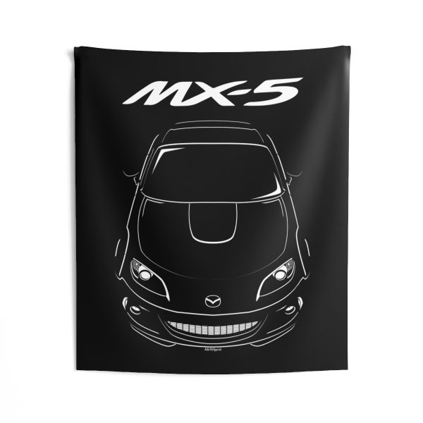 Mazda MX 5 NC 3rd gen 2013-2014 Tapestry 50 x 60 inch by Auto Art Apparel