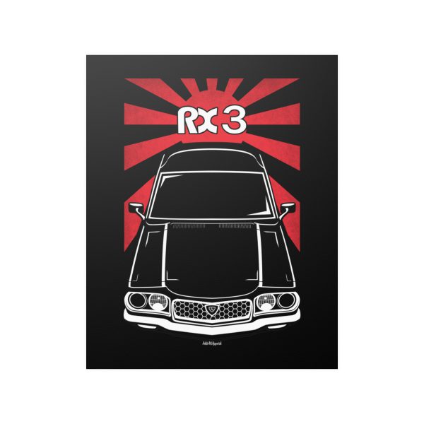 Mazda RX 3 808 818 Poster - JDM Print 16 x 20 inch by Auto Art Apparel