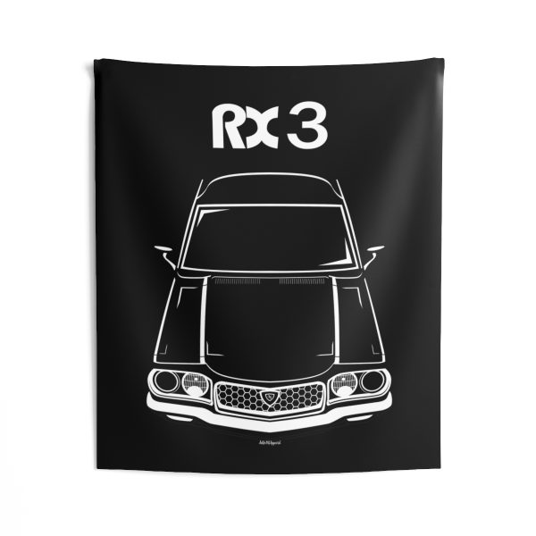 Mazda RX 3 808 818 Tapestry 50 x 60 inch by Auto Art Apparel