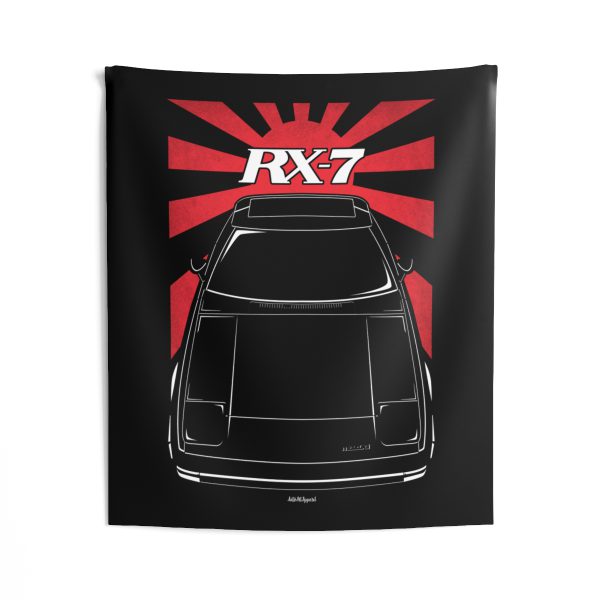 Mazda RX 7 1st gen Tapestry - JDM Wall Art 50 x 60 inch by Auto Art Apparel