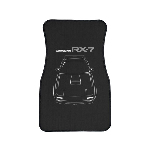 Mazda RX 7 Savanna 2nd gen FC3S Car Mat Front Carpet Floor Mats by Auto Art Apparel