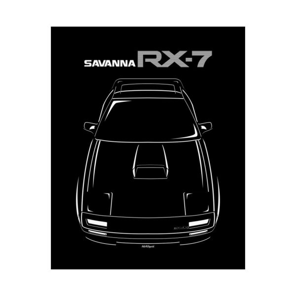 Mazda RX 7 Savanna 2nd gen FC3S Poster 16 x 20 inch by Auto Art Apparel