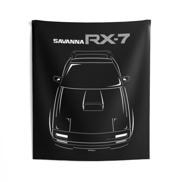 Mazda RX 7 Savanna 2nd gen FC3S Tapestry 50 x 60 inch by Auto Art Apparel
